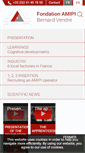 Mobile Screenshot of fondation-amipi-bernard-vendre.org